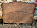 old french cane louis xv style bed